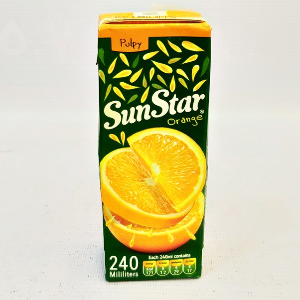 آبمیوه پرتقال سان استار حجم 240 میلی لیتر | فروشگاه مورچه