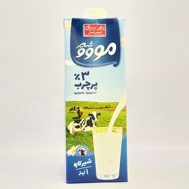 شیر پرچرب  1000 سی سی  اسکوار،مووو  شیرین عسل | فروشگاه مورچه