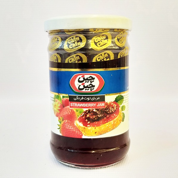 مربای توت فرنگی 330 گرم شیشه چین چین | فروشگاه مورچه