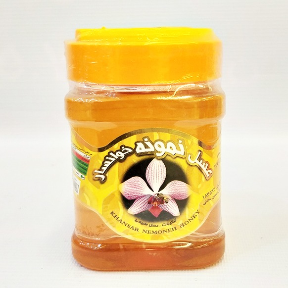 عسل بی موم 500گرم  6گوش شیشه نمونه خوانسار | مورچه|فروشگاه مورچه