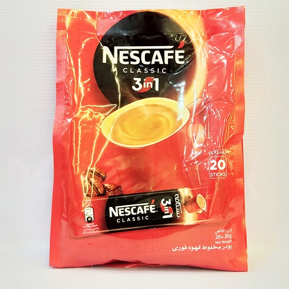 پودر قهوه فوری 1 × 3 نسکافه بسته 20 عددی | مورچه|فروشگاه مورچه