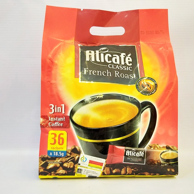 قهوه فوری  3x1 فرنچ رست 777 گرم  36ساشه +6جایزه  على کافه | فروشگاه مورچه
