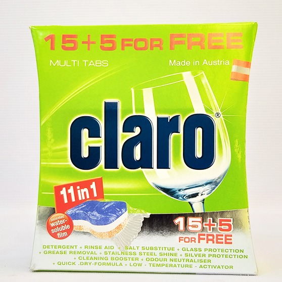 قرص ظرفشویی کلارو مدل 11in1 بسته 60 عددی | فروشگاه مورچه