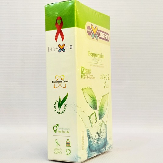 کاندوم تاخیری خنک کننده میوه ای جعبه  12 عددی  ‹X-DREAM | فروشگاه مورچه