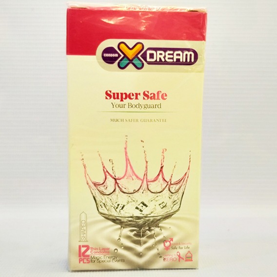 کاندوم ایکس دریم مدل Super Safe بسته 12 عددی