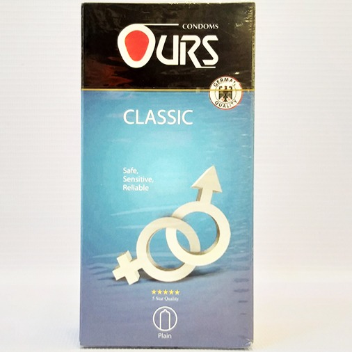 کاندوم معمولی  جعبه 12 عددی  ‹ OURS