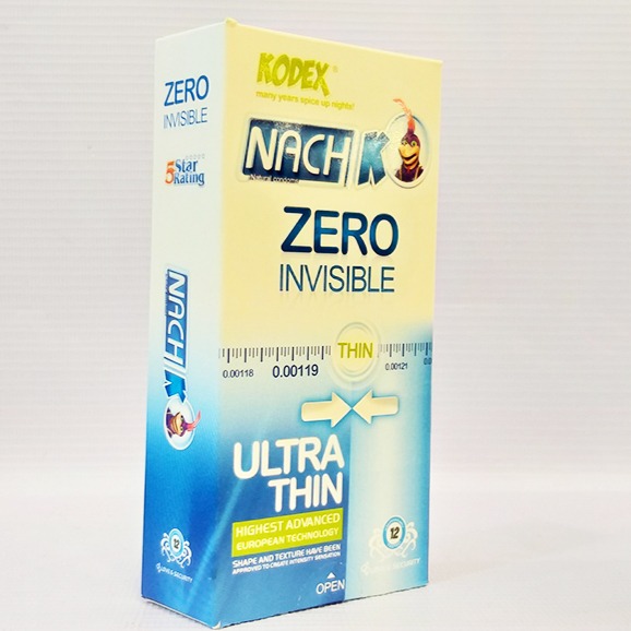 کاندوم کدکس مدل Zero Invisible بسته 12 عددی | فروشگاه مورچه