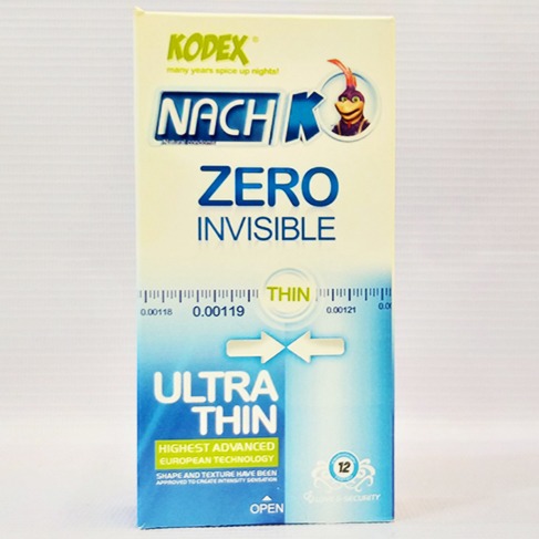 کاندوم کدکس مدل Zero Invisible بسته 12 عددی | مورچه|فروشگاه مورچه