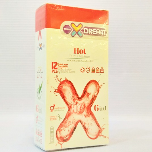 کاندوم تنگ کننده 1*3 اناری داغ جعبه  12 عددی  ‹ X-DREAM | فروشگاه مورچه