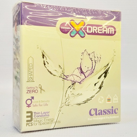 کاندوم ساده کلاسیک جعبه  3 عددی ‹ X-DREAM | فروشگاه مورچه