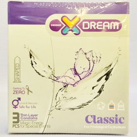 کاندوم ساده کلاسیک جعبه  3 عددی ‹ X-DREAM | فروشگاه مورچه