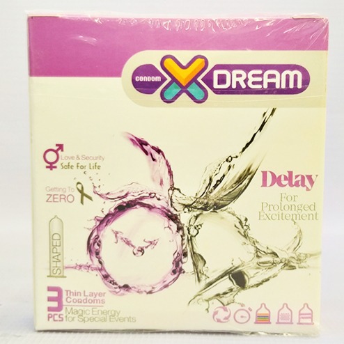 کاندوم تاخیری جعبه  3 عددی  ‹ X-DREAM | فروشگاه مورچه