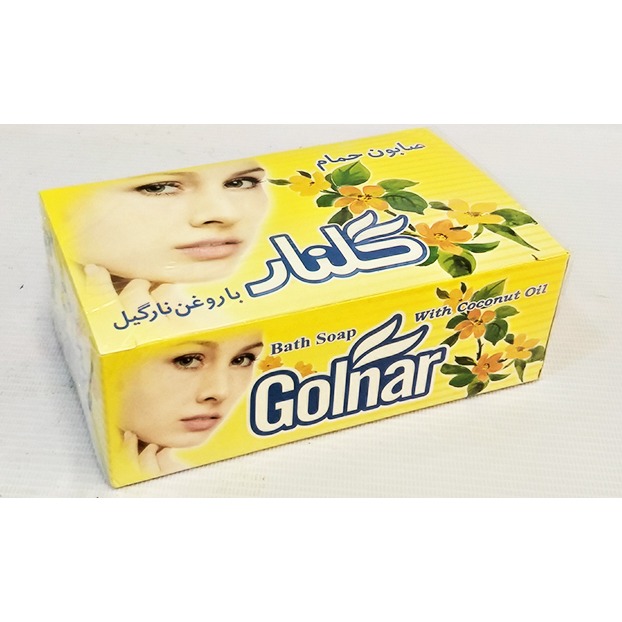 صابون گلنار زرد مدل Coconut oil بسته 6 عددی | فروشگاه مورچه