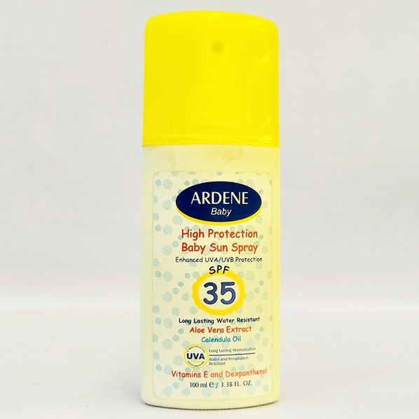 اسپری ضد آفتاب 100 گرم کودک آردن SPF35 | فروشگاه مورچه