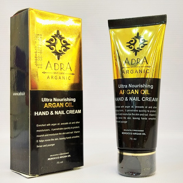 کرم مرطوب کننده دست و ناخن آدرا مدل Argan Oil حجم 75 میلی لیتر | فروشگاه مورچه
