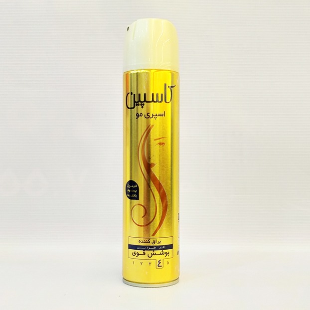 اسپری براق کننده مو Caspian مدل Hair Spray Glossy حجم 250 میلی لیتر | فروشگاه مورچه