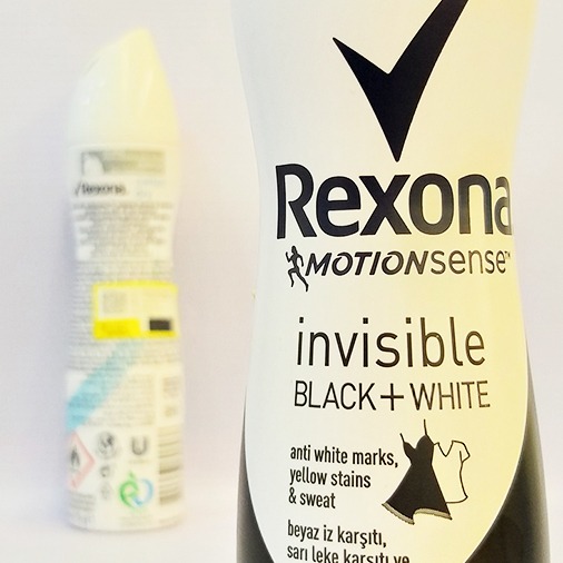 اسپری ضد تعریق زنانه رکسونا مدل Invisible Black +White حجم 150 میلی لیتر | فروشگاه مورچه