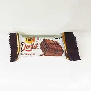 ویفر شکلاتی تلخ ۷۰ درصد ۱۱ گرمی بنیس | فروشگاه مورچه