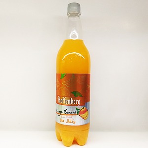 نوشیدنی گازدار پرتقال موز ۱ لیتری هوفنبرگ | فروشگاه مورچه