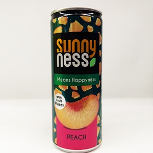 نوشیدنی هلو سانی نس با تکه های میوه حجم ۲۴۰‌میلی لیتر | فروشگاه مورچه