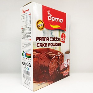 پودر کیک کاکائویی با طعم دسر پاناکوتا درنا وزن ۴۰۰ گرم | فروشگاه مورچه