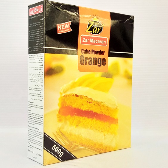 پودر کیک پرتقالی زر ماکارون مقدار 500 گرم | مورچه|فروشگاه مورچه