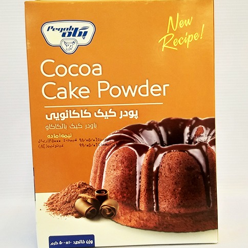 پودر کیک کاکائویی 500 گرمی پگاه | فروشگاه مورچه