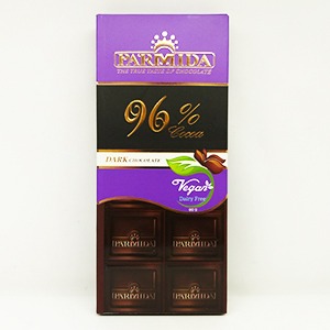 شکلات تلخ 96% پارمیدا وزن ۸۰ گرم | فروشگاه مورچه