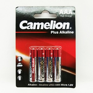 باتری نیم قلمی کملیون مدل Plus Alkaline بسته 4 عددی | فروشگاه مورچه