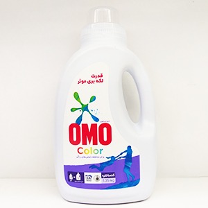 مایع لباسشویی اومو برای لباس های رنگی وزن ۱۳۵۰‌گرم | فروشگاه مورچه