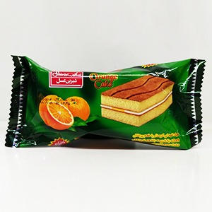 کیک لایه ای کرمدار با طعم پرتقال شیرین عسل وزن ۴۰ گرم | فروشگاه مورچه