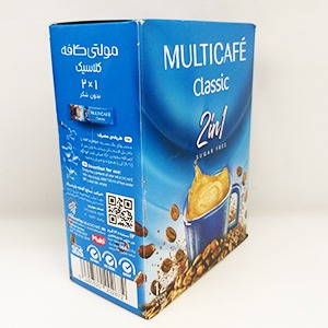 کافی میکس مولتی کافه مدل 2 × 1 بسته 12 عددی وزن ۱۶۸ گرم | فروشگاه مورچه