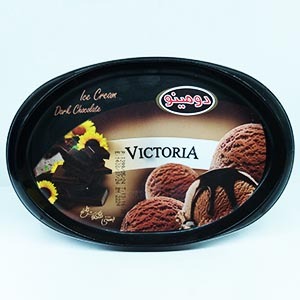 بستنی شیری کاکائویی با سس شکلات تلخ  دومینو وزن ۷۰۰ گرم | فروشگاه مورچه