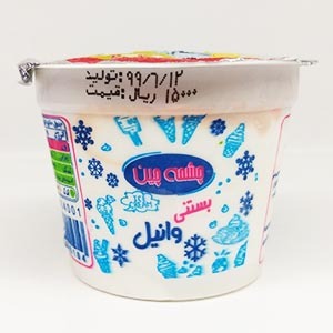 بستنی وانیلی لیوانی چشمه چین وزن ۵۵ گرم | فروشگاه مورچه