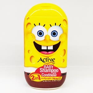شامپو بچه اکتیو مدل Sponge Bob مقدار 280 گرم | فروشگاه مورچه