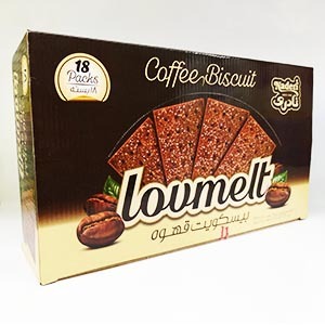 بیسکویت قهوه نادری پک ۱۸ بسته ای وزن ۷۶۵ گرم | فروشگاه مورچه