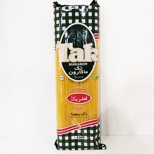 ماکارونی اسپاگتی قطر ۱ تک‌ماکارون وزن ۷۰۰‌گرم | فروشگاه مورچه