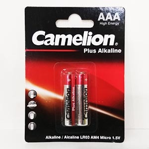 باطری نیم قلمی کملیون مدل Plus Alkaline بسته ۲ عددی | فروشگاه مورچه