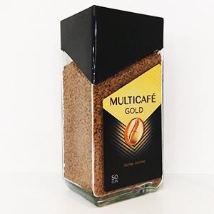 قهوه فوری گلد مولتی کافه وزن ۱۰۰ گرم | فروشگاه مورچه