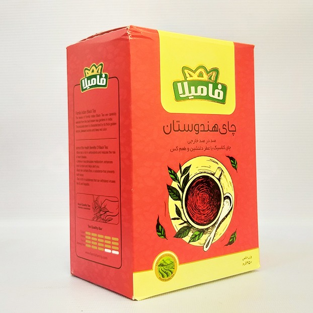 چای شکسته نیم ریز450گرم زرین هندوستان  فامیلا | مورچه|فروشگاه مورچه