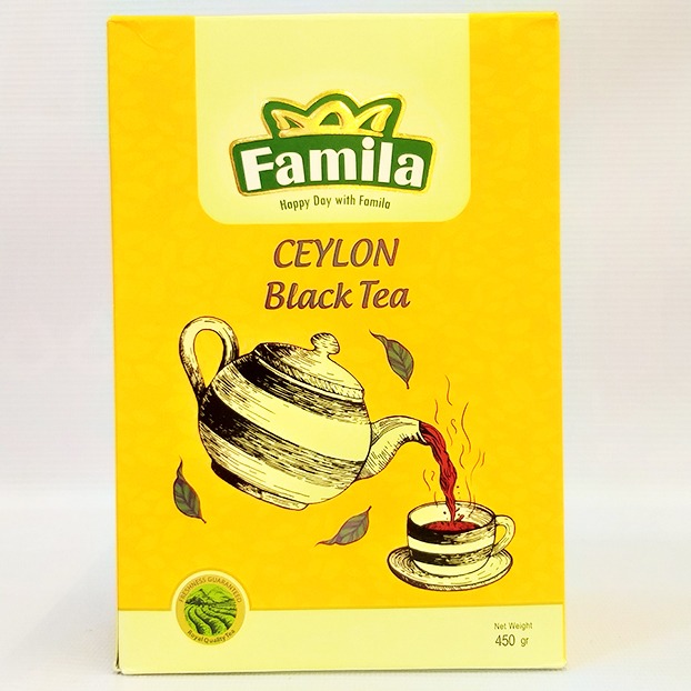 چای سیاه شکسته سیلان 450گرم جعبه  فامیلا | فروشگاه مورچه