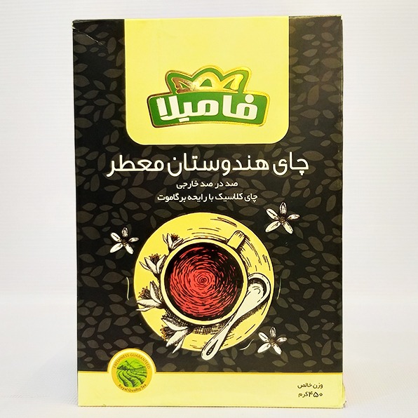 چای ارل گری 450گرم جعبه  فامیلا | فروشگاه مورچه