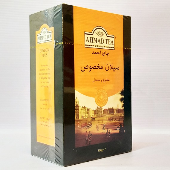 چای سیلان مخصوص 500گرم جعبه چای احمد | فروشگاه مورچه