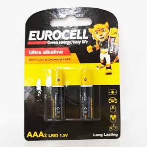 باطری نیم قلمی EUROCELL1.5v | فروشگاه مورچه