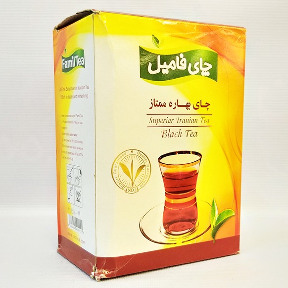 چای سیاه ساده بهاره ایرانی پاکتی فامیل 500 گرم | فروشگاه مورچه