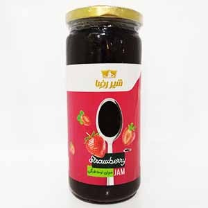 مربای توت فرنگی شیررضا وزن۶۰۰گرم | فروشگاه مورچه