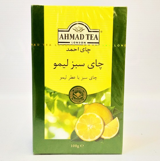 چای سبزلیمو100گرم جعبه چای احمدتهران | فروشگاه مورچه