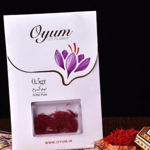 زعفران نیم گرم کارتی (ممتاز) اُیوم | فروشگاه مورچه