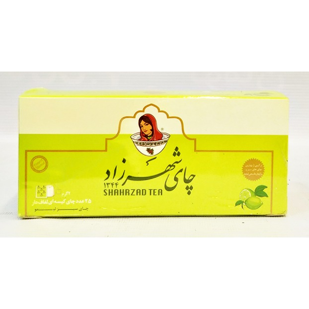 چای سبز لیمو کیسه ای شهرزاد 25 عددی | فروشگاه مورچه