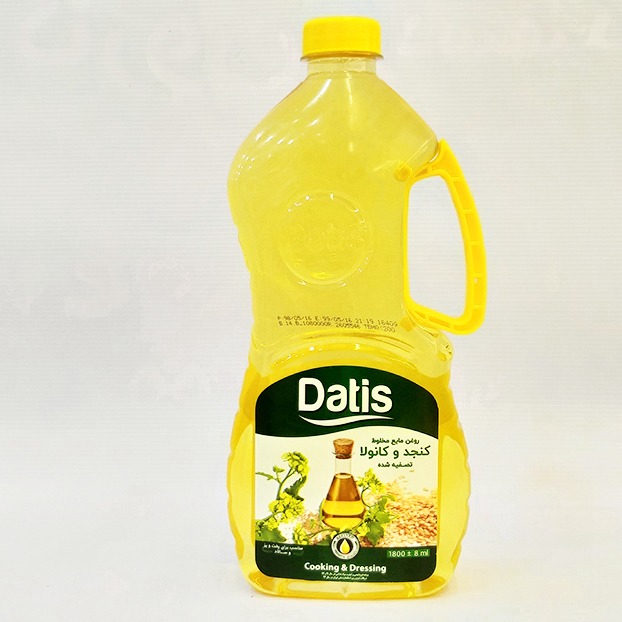 روغن نباتى مایع 1/8 لیتری کنجد کانولا تصفیه  شده داتیس | فروشگاه مورچه
